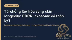 Xu hướng chống lão hóa 2026: skin longevity, PDRN, exosome, EGF